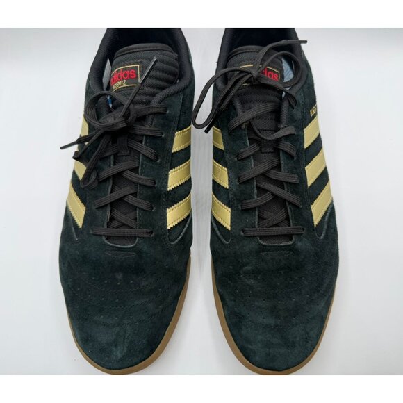 Adidas Busenitz Indoor Super 15 Anniv Skateboarding Men Size 12 Black/Gold Shoes